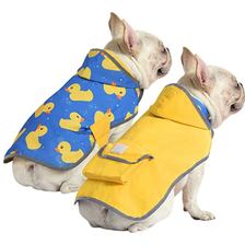 Pack-away reversible raincoat