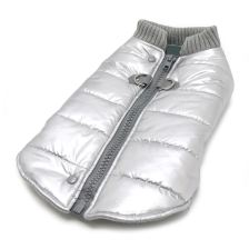 Metallic winter coat