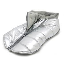 Metallic winter coat