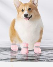 Soft mesh paw shoes